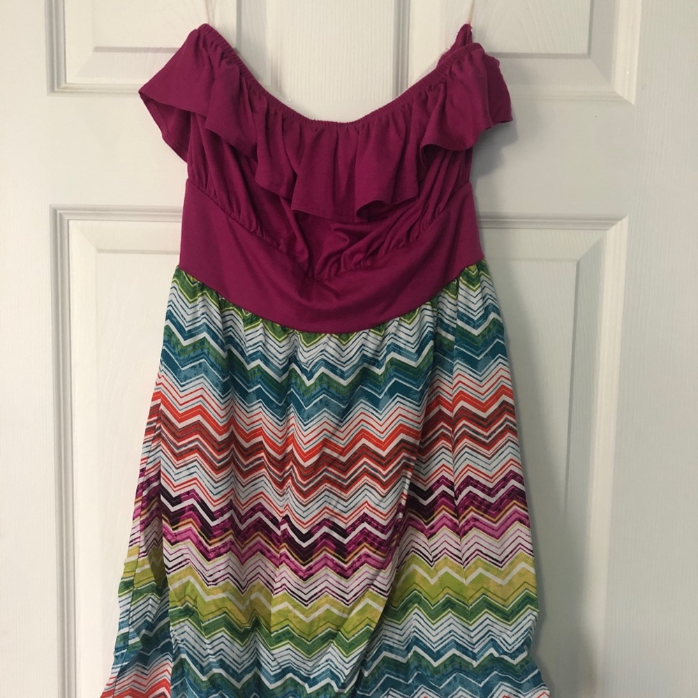 Strapless dress